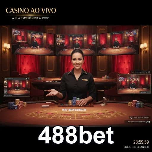 Ilustração de Descubra como a 488bet transforma o cassino online