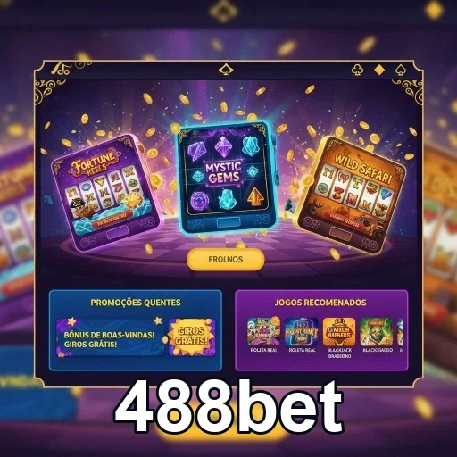 Ilustração de Descubra como a 488bet transforma o cassino online