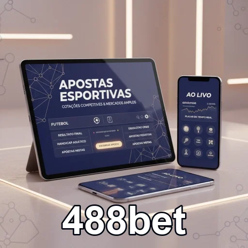 Ilustração de Aproveite jogos de slots e live gaming na 488bet
